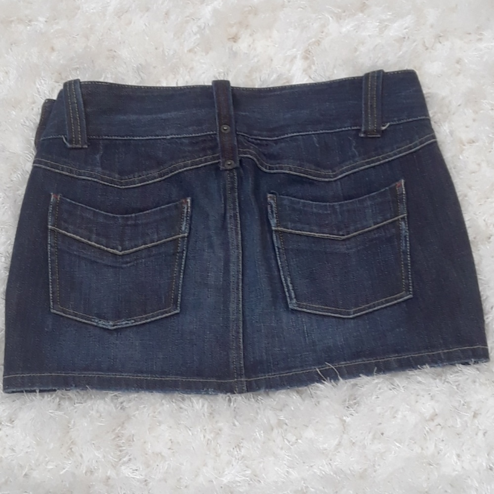 Armani Exchange denim jean mini skirt size 4
